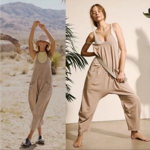 BNWT Free People Hot Shot Onesie in Mocha Latte size XS🤎